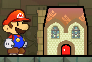 Itty Bit's shop entrance in the hub