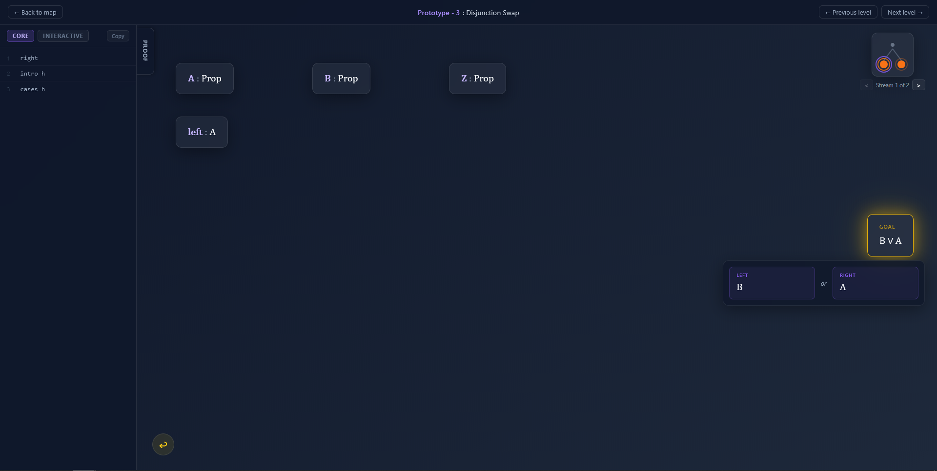 Visual Lean combining mode screenshot