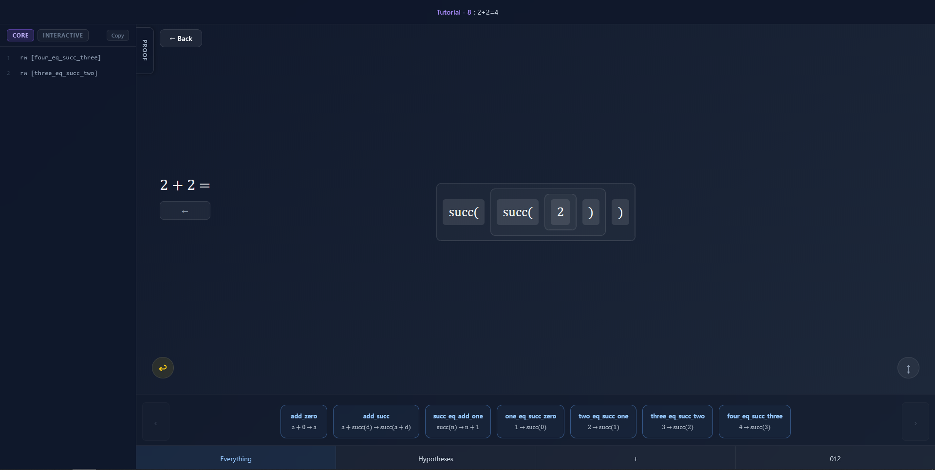 Visual Lean transformation mode screenshot